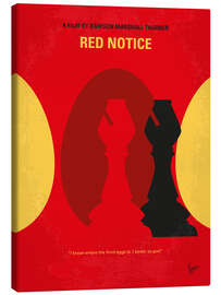 Canvas print Red Notice