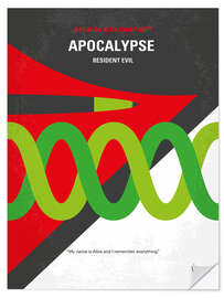 Selvklebende plakat Resident Evil Apocalypse