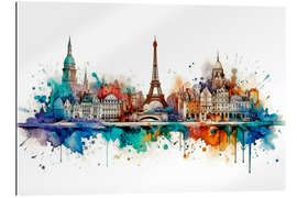 Gallery print Skyline Paris