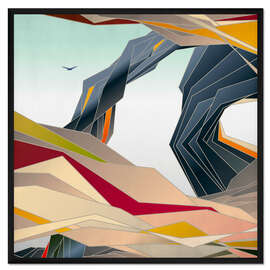 Gerahmter Kunstdruck Terrestrial V