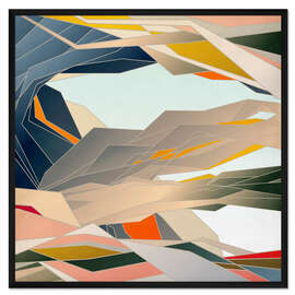 Gerahmter Kunstdruck Terrestrial IV