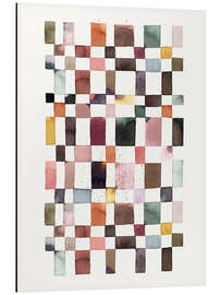 Magnettafel Schachbrett-Aquarell