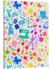 Magnettafel Witzige kreative Elemente