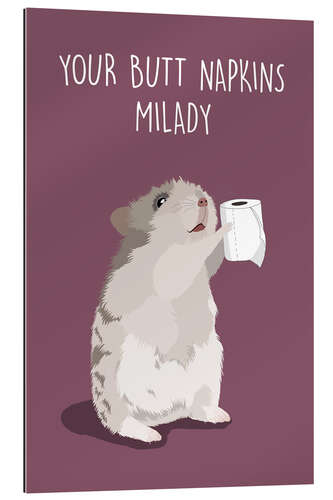 Galleritryk Your Butt Napkins, Milady (Hamster)