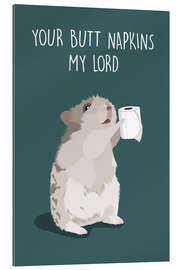 Galleriprint Your Butt Napkins, My Lord (Hamster)