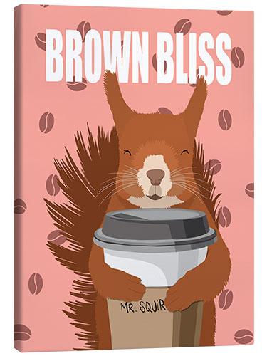Stampa su tela Brown Bliss (Coffee)
