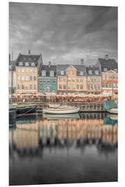 Quadro em PVC Charming Evening Atmosphere at Nyhavn