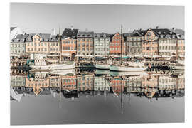 Hartschaumbild Nyhavn am Morgen