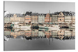 Magnettafel Nyhavn am Morgen