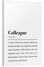 Magnettafel Definition Kollegen (englisch)