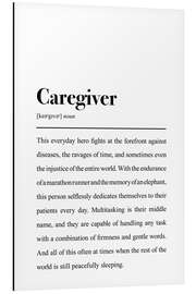 Magnettafel Definition Pflegekraft (englisch)