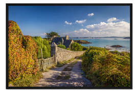 Gerahmter Kunstdruck Auf dem Weg zum Hafen