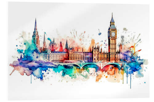 Acrylic print Skyline London