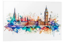 Foam board print Skyline London