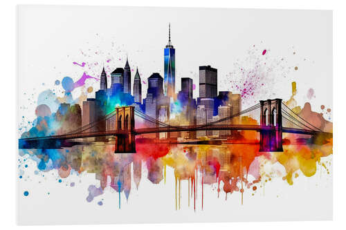 PVC print Skyline New York