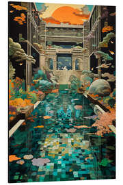 Magnettafel Tiefer Farbpool