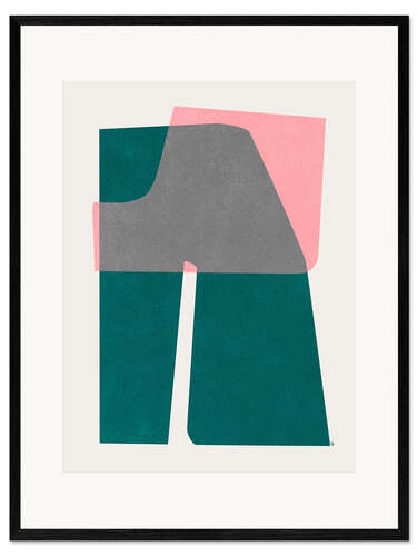 Gerahmter Kunstdruck Spaces IV
