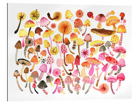 Gallery print Pretty Forest Mushrooms