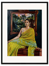 Framed art print Jungle Mirror