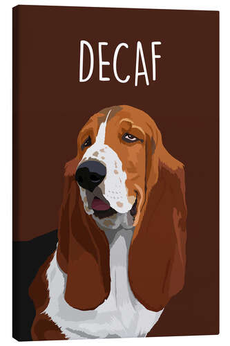 Canvastavla Decaf (Beagle)