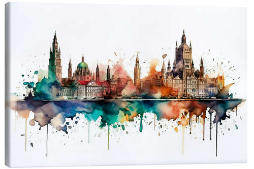 Canvas-taulu Skyline Milan