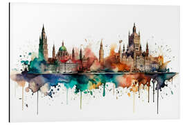 Magnettafel Skyline Mailand