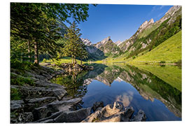 Foam board print Seealpsee in the Appenzell Region