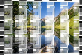 Magnettafel Seealpsee im Appenzeller Land