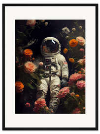 Gerahmter Kunstdruck Mein Weltraumgarten