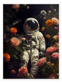 Wandbild  Mein Weltraumgarten - Nory Glory Prints