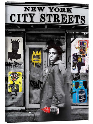 Canvas print Basquiat New York