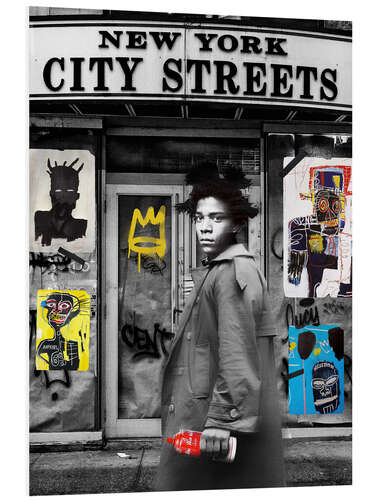 PVC print Basquiat New York