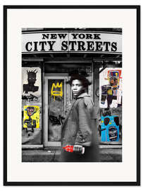 Gerahmter Kunstdruck Basquiat New York