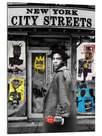 Tableau en plexi-alu Basquiat New York