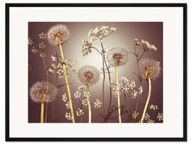 Gerahmter Kunstdruck Wiesenblumen