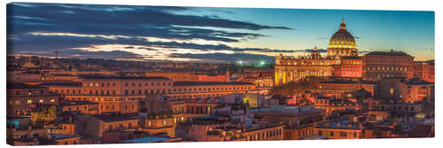 Canvas print Vatican City With St. Peters Basilica