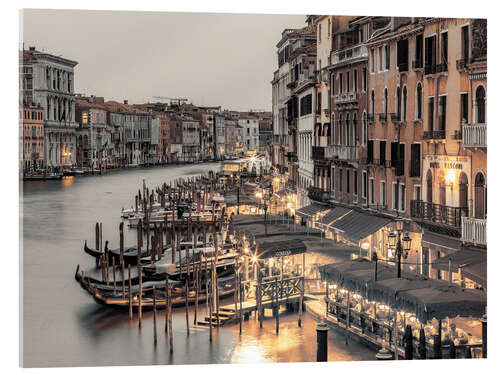 Acrylglasbild Canal Grande in Venedig