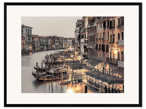 Impresión de arte enmarcada Grand Canal in Venice