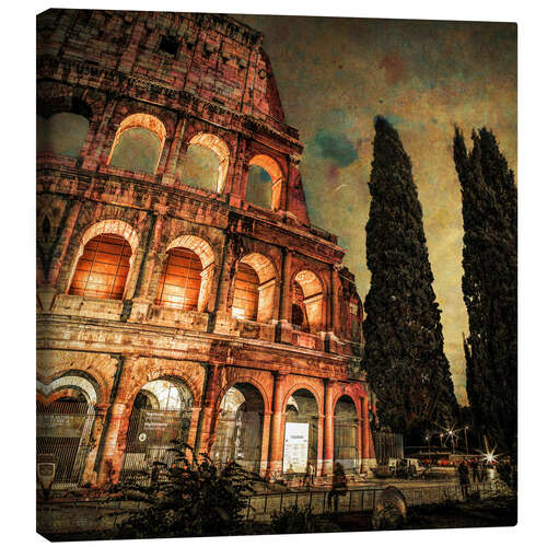 Canvas print Famous Colosseum in Rome, Italy