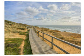 PVC print Path on the Red Cliff in Kampen