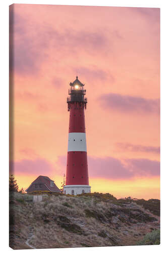 Leinwandbild Leuchtturm in Hörnum