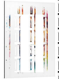 Magnettafel Edler Aquarell-Löwe