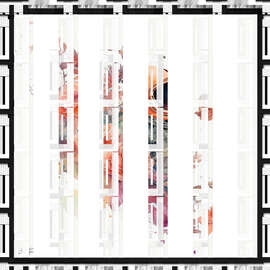 Gerahmter Kunstdruck Astronaut Among Roses