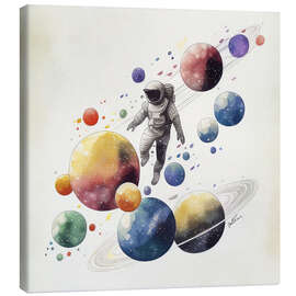 Canvas-taulu  Space Dynamics - Ben Heine
