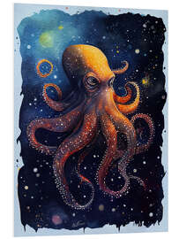 Quadro em PVC Mischievous Octopus