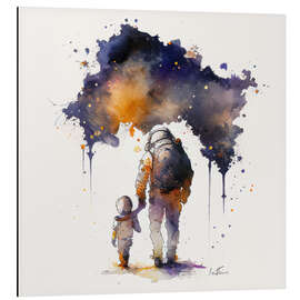 Aluminium print The Astronaut's Kid - Ben Heine