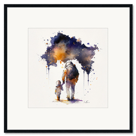 Framed art print The Astronaut's Kid