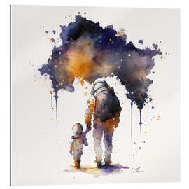 Stampa su plexi-alluminio The Astronaut's Kid