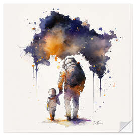 Självhäftande poster The Astronaut's Kid