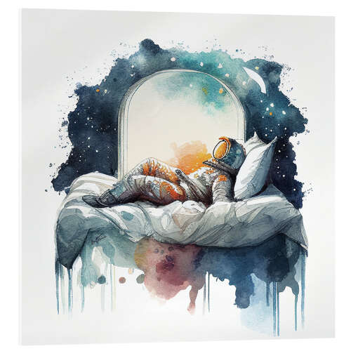 Cuadro de metacrilato Sleeping Astronaut